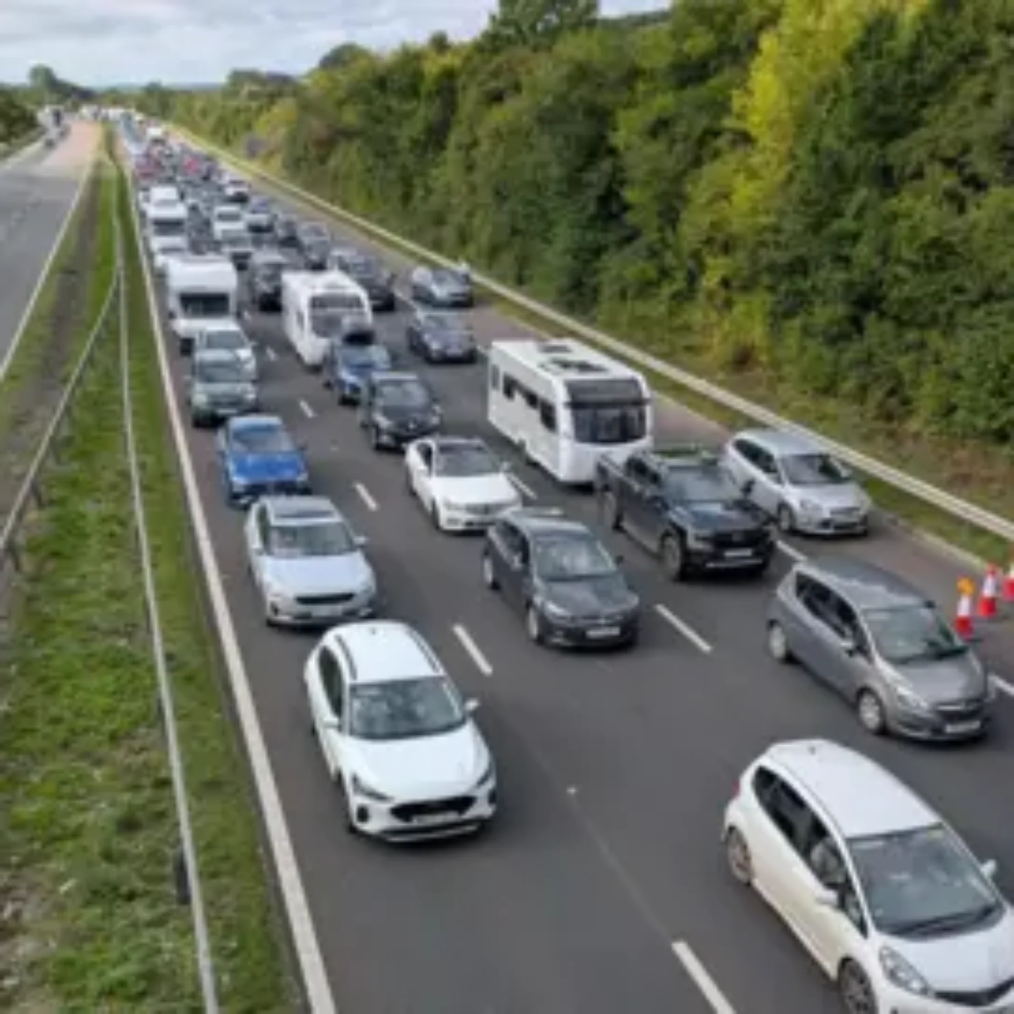 M5 closed in both directions in Devon after crashes