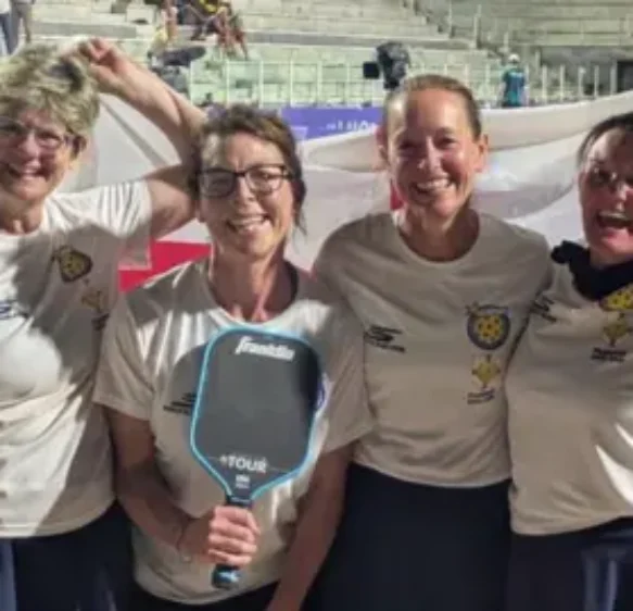 PE teacher from Plymouth wins gold at Pickleball championships