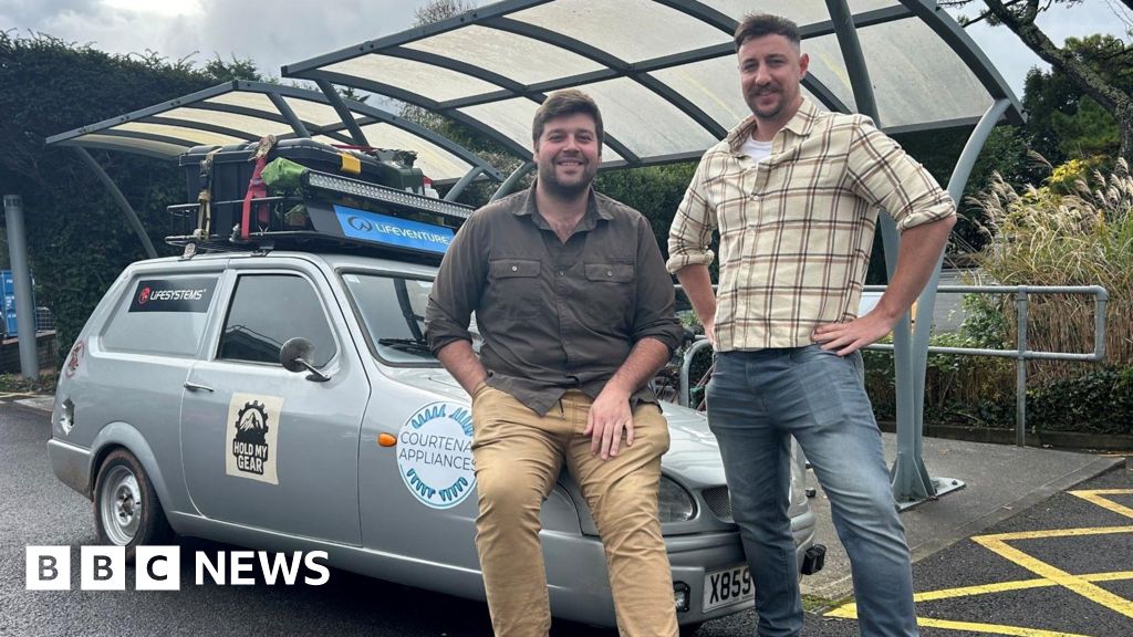 You are currently viewing Pair going from Devon to Africa in ‘Sheila the three-wheeler’