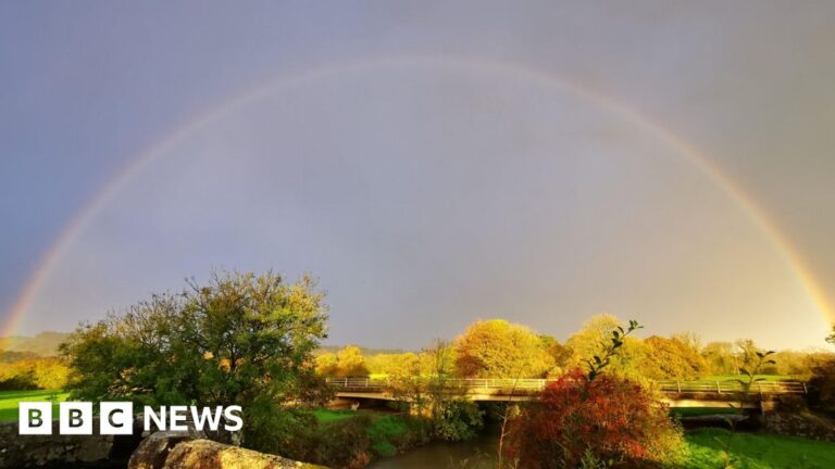 Read more about the article Storm Benjamin brings rainbows to Devon and Cornwall