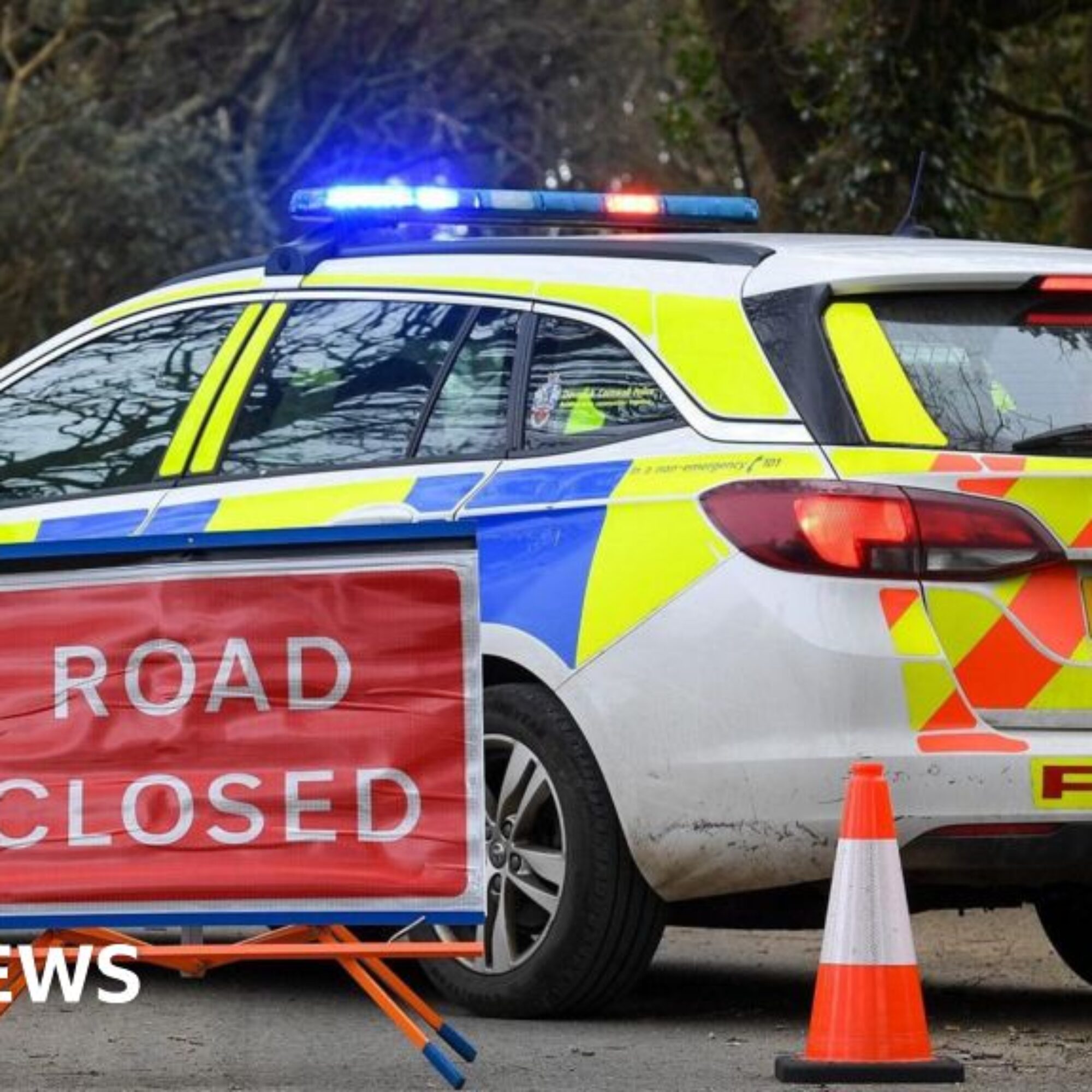 Biker seriously hurt in one-vehicle crash on A386 at Grenofen