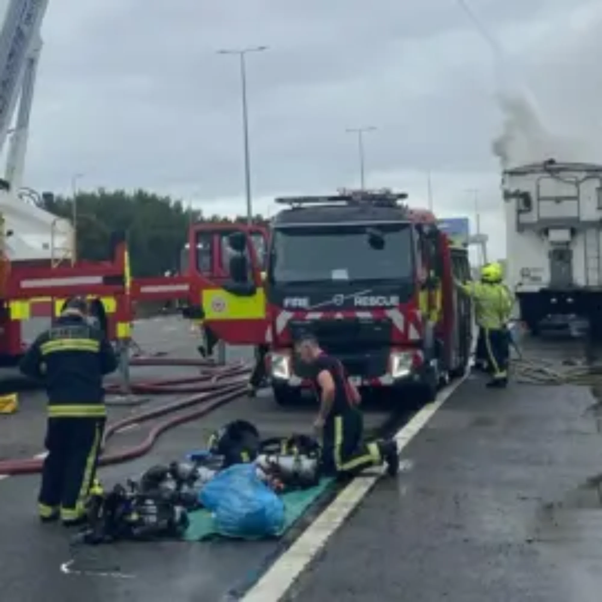 M5 reopens after lorry fire causes major delays in Devon