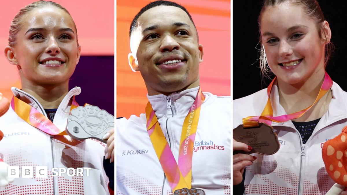 You are currently viewing World Artistic Gymnastics Championships: GB’s Ruby Evans, Abigail Martin and Joe Fraser win medals