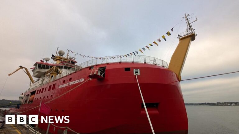 Read more about the article Sir David Attenborough ship visits Plymouth to restock