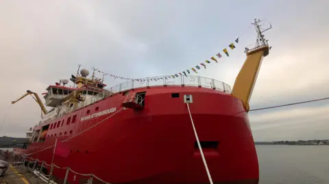 Read more about the article Sir David Attenborough ship visits Plymouth to restock