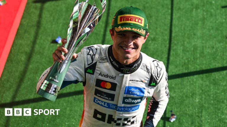 Read more about the article Norris dominates in Mexico to take championship lead