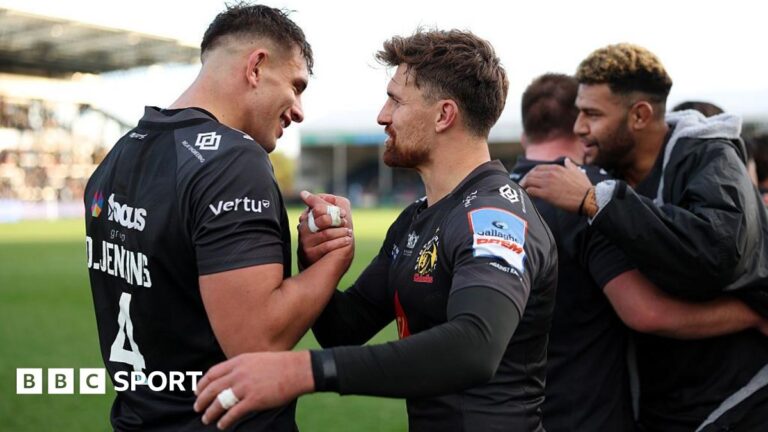 Read more about the article The Prem: Exeter Chiefs 39-12 Gloucester – hosts up to third