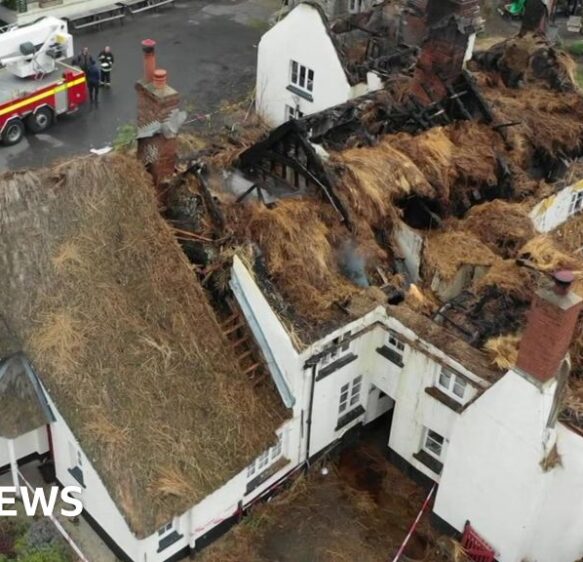Work to restore fire damaged cottages in Devon set to start