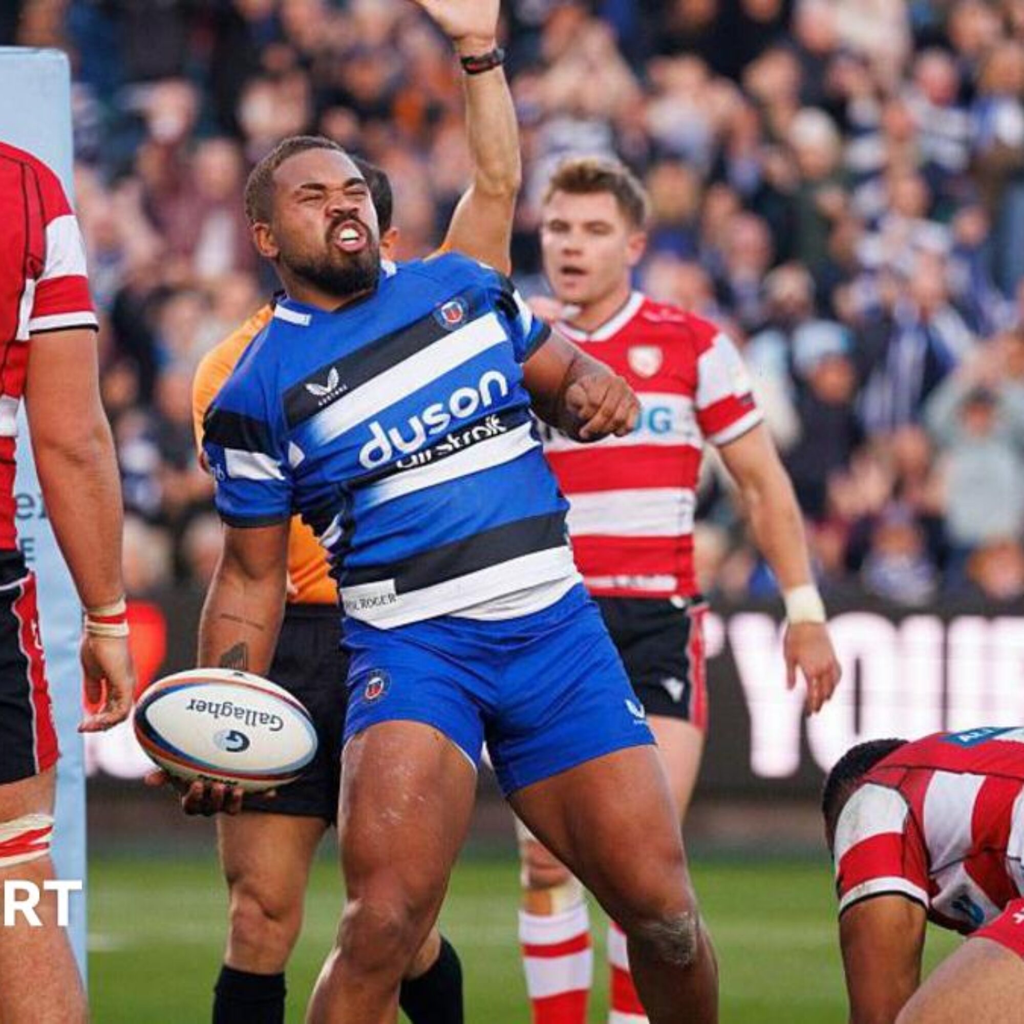 Bath 38-17 Gloucester: Hosts dominate West Country rivals to top Prem