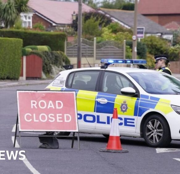 Pedestrian dies after motorbike collision