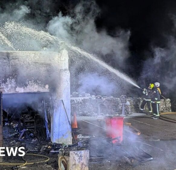 Pub used for Harry Potter filming damaged by fire