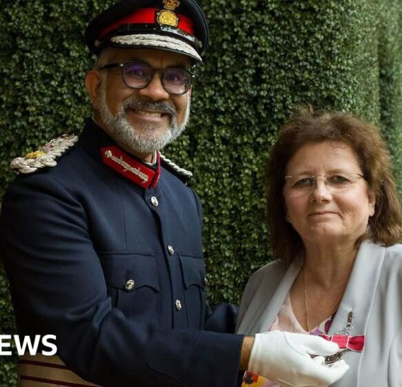 Chard mental health champion recieves British Empire Medal