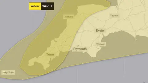 Read more about the article Storm Benjamin ‘to bring wind and heavy rain’ to South West