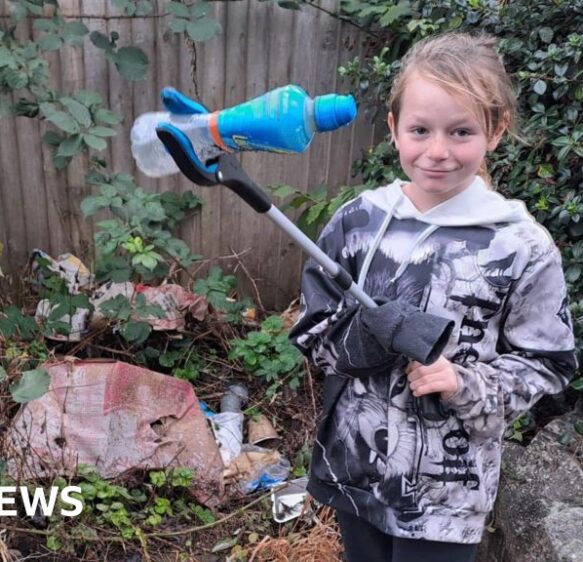 Somerset boy, 9, launches 100-day litter-pick challenge