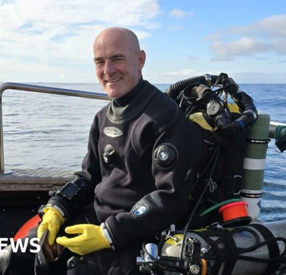 Diver thought to have identified wreck of steamship lost in 1869