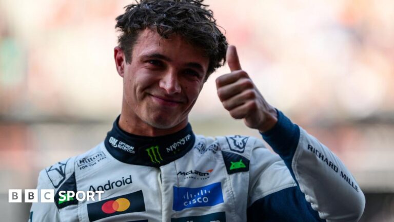 Read more about the article Mexico City Grand Prix qualifying results: Lando Norris takes pole position