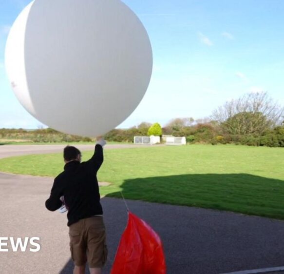 Camborne balloon launches ‘new way’ to track space weather