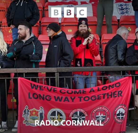 The Truro City fans who travelled 914 miles
