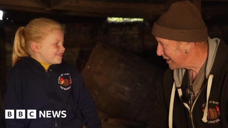 Read more about the article Ottery St Mary Tar Barrels 2025: Youngest runner meets oldest