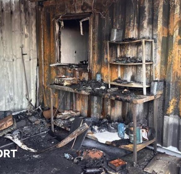 Exeter City fire: Burton Albion game called off due to damage