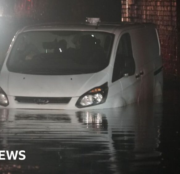 Storm Claudia brings flooding and disruption to the West