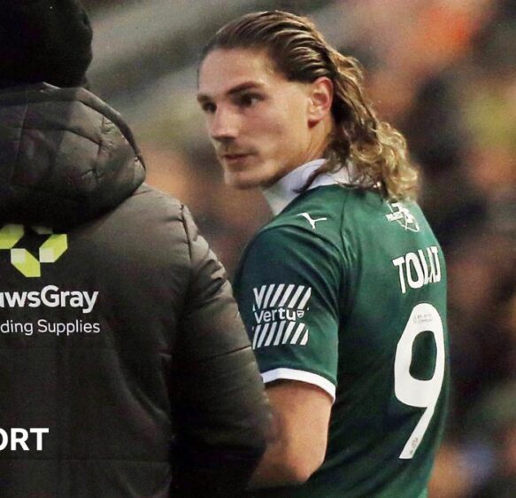 Lorent Tolaj: Plymouth Argyle striker ‘must learn’ from red card