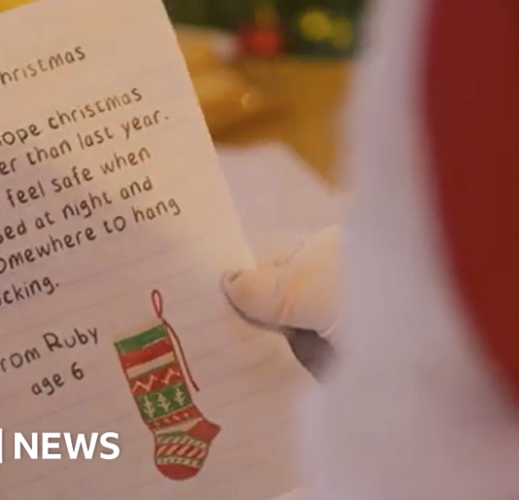 Santa fronts Dorset Council foster care campaign video