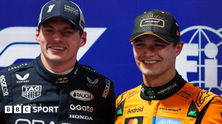 Read more about the article Las Vegas Grand Prix: Lando Norris eyes prize but weighs question of risk v reward