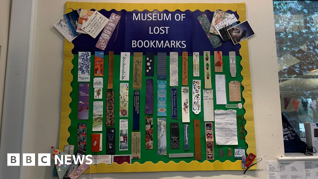 You are currently viewing Bookmarks in returned South Molton Library books go on display