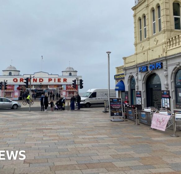 Weston-super-Mare fish and chip shop removes ‘weapon’ benches