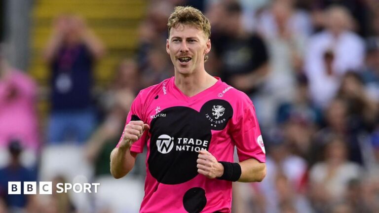 Read more about the article Riley Meredith: Seamer to return to Somerset for third spell for 2026 Blast