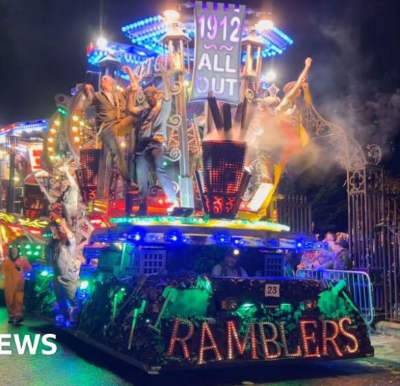 Lights and music fill streets for historic Bridgwater Carnival