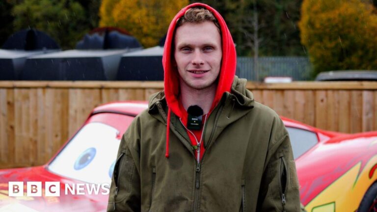 Read more about the article Man tours Lightning McQueen car for Children in Need