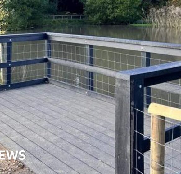Bournemouth park eco-friendly viewing platform opens to public