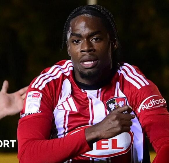 Akeel Higgins: Exeter City derby hero has ‘watched goal 100 times’