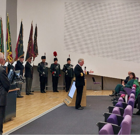 Dignitaries gather for the premiere of Normandy documentary at the University of Exeter