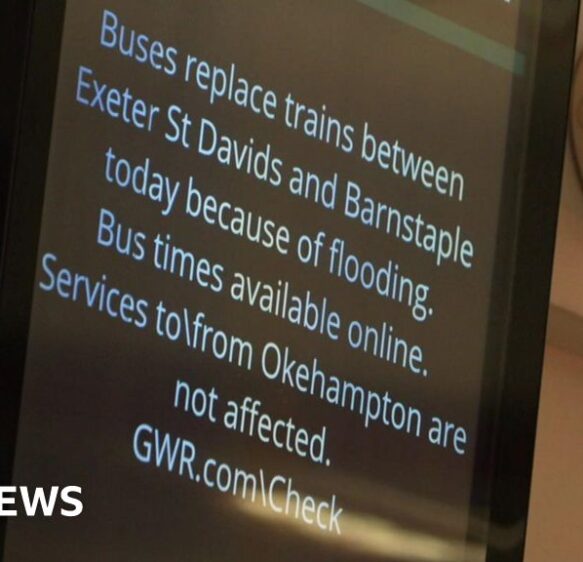 Passengers frustrated at flooded rail line issues in north Devon