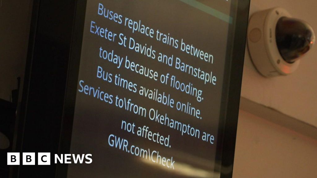You are currently viewing Passengers frustrated at flooded rail line issues in north Devon