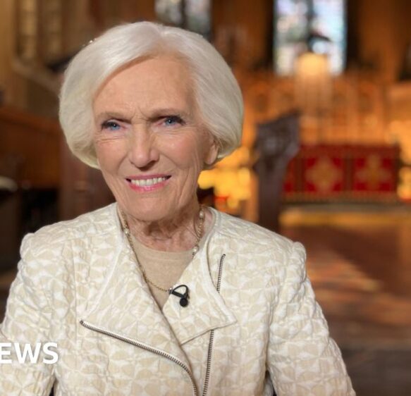Mary Berry’s visit to Bath feels ‘like coming home’, she says