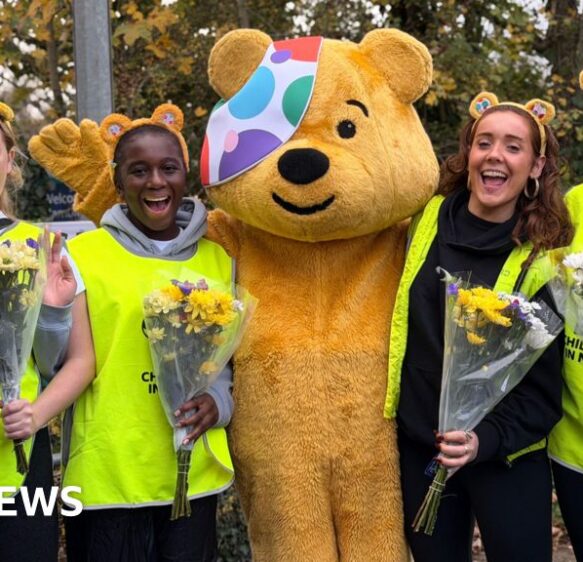 BBC local radio completes Children in Need three-legged walk