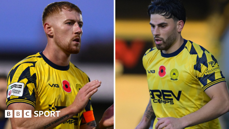 Read more about the article Matt Worthington & Callum Dolan: Torquay United suspend pair for ‘disciplinary matter’
