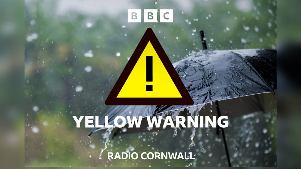 You are currently viewing Yellow warning for heavy rain in Cornwall