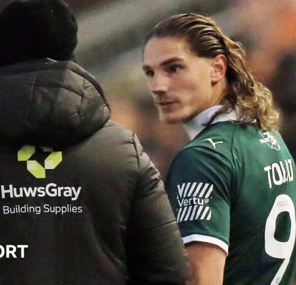 Lorent Tolaj has ‘learnt’ from red card says Plymouth Argyle boss Tom Cleverley