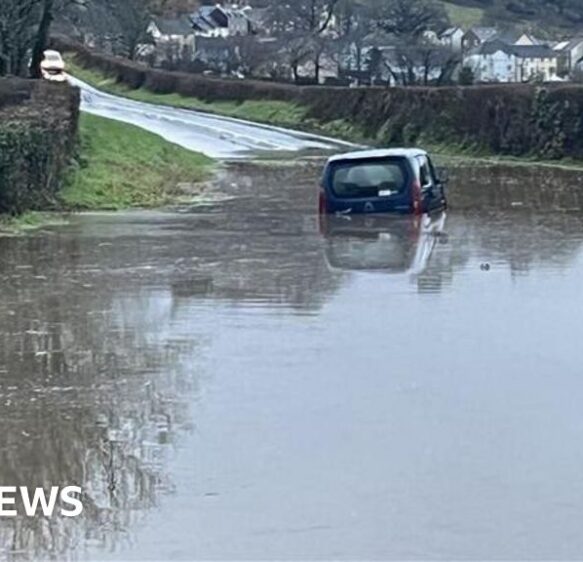Travel disruption in South West due to heavy rain and flooding