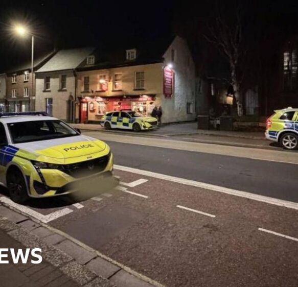 Police lock down Exeter streets after serious assault