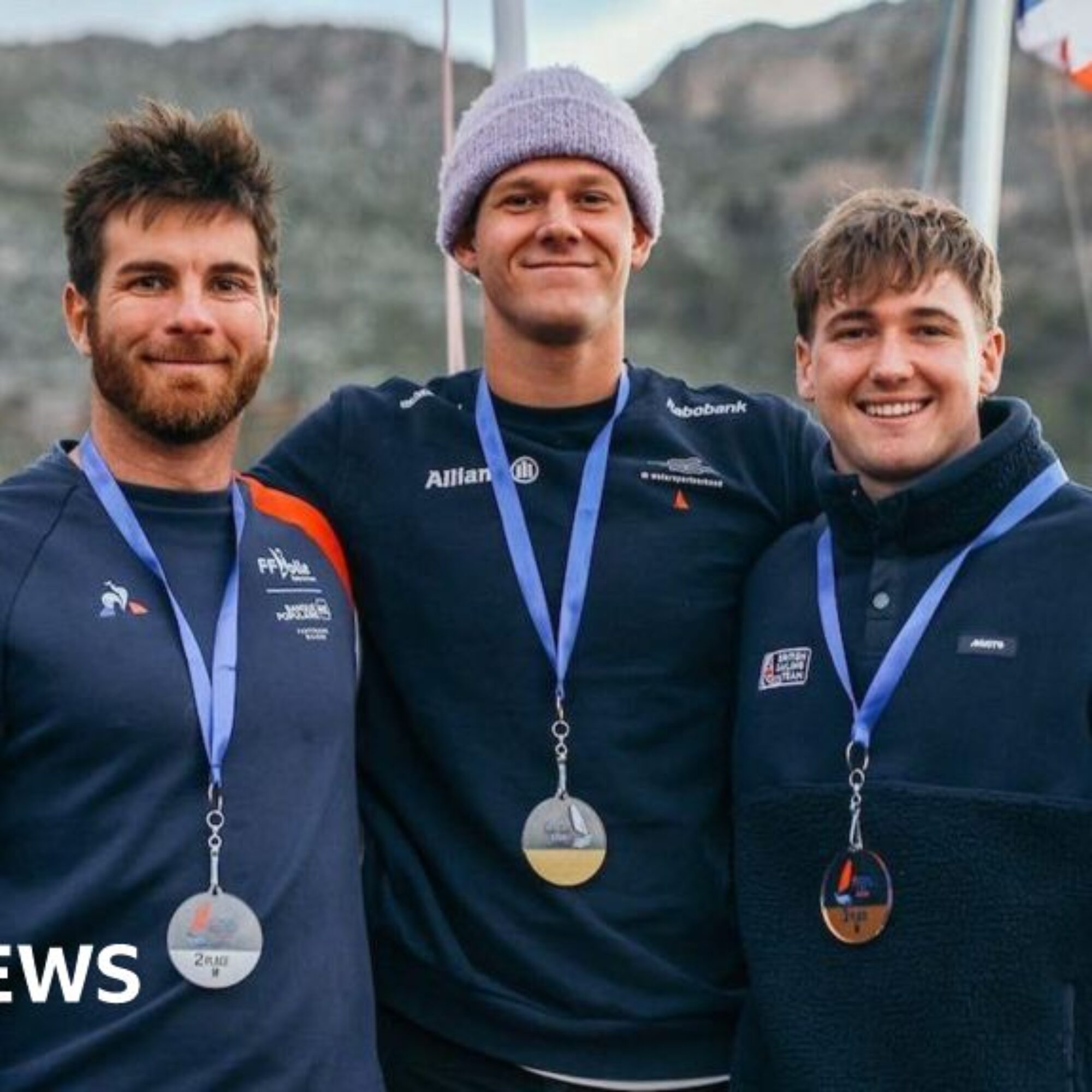 Cornish windsurfer wins bronze medal at European Championships