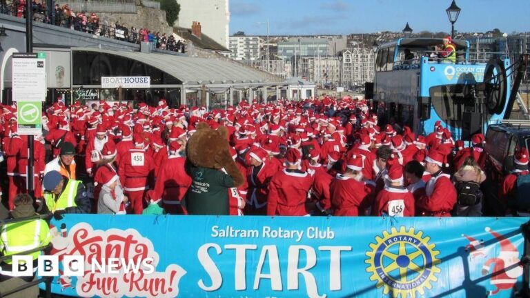 Read more about the article Santa fun run in Plymouth cancelled due to weather forecast