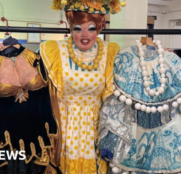 John Inman’s legacy lives on through dame costumes in Weymouth