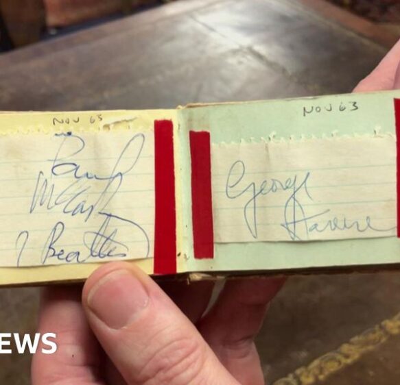 Beatles’ autographs and Four Wedding hat up for auction