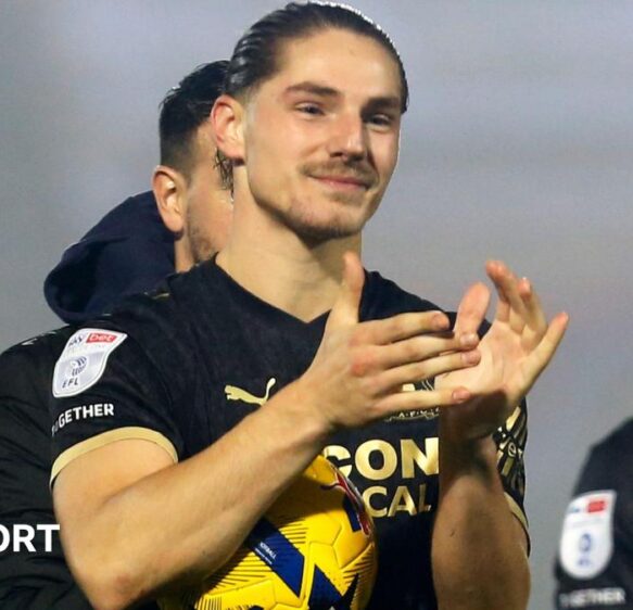 Lorent Tolaj: Plymouth Argyle striker targets 30 goals after hat-trick